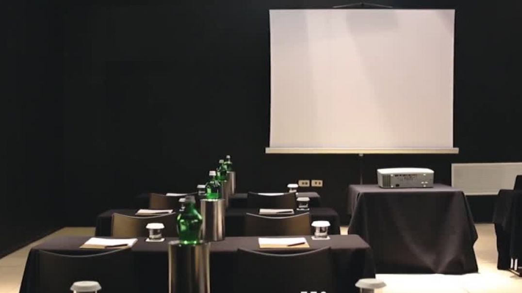 Business Stock Video of Conference Room being Setup