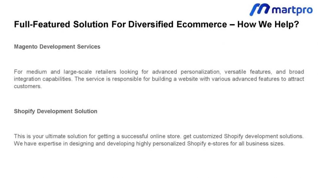 ⁣Custom Ecommerce Development Solutions