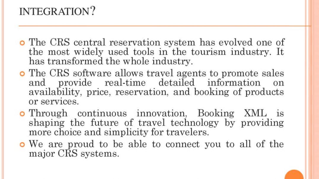 Central reservation system