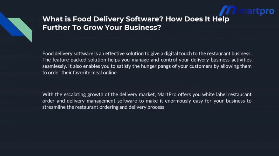 ⁣Food Delivery Software