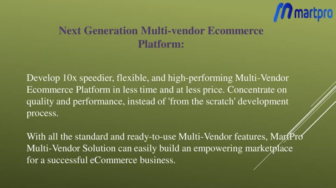 Multi Vendor eCommerce Platform
