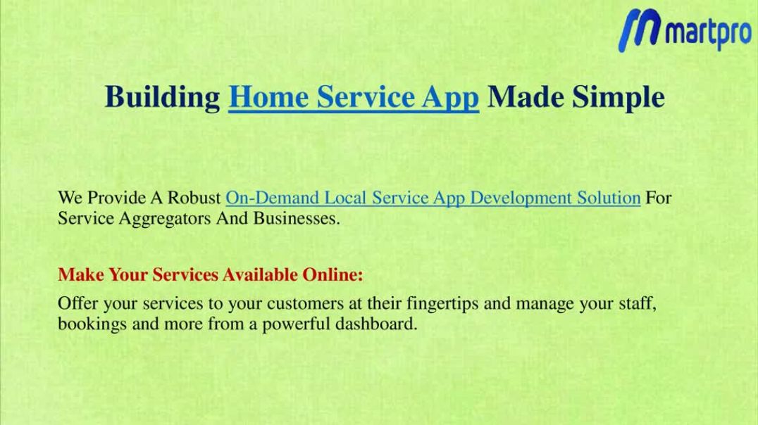 ⁣Home Service App Devolepment