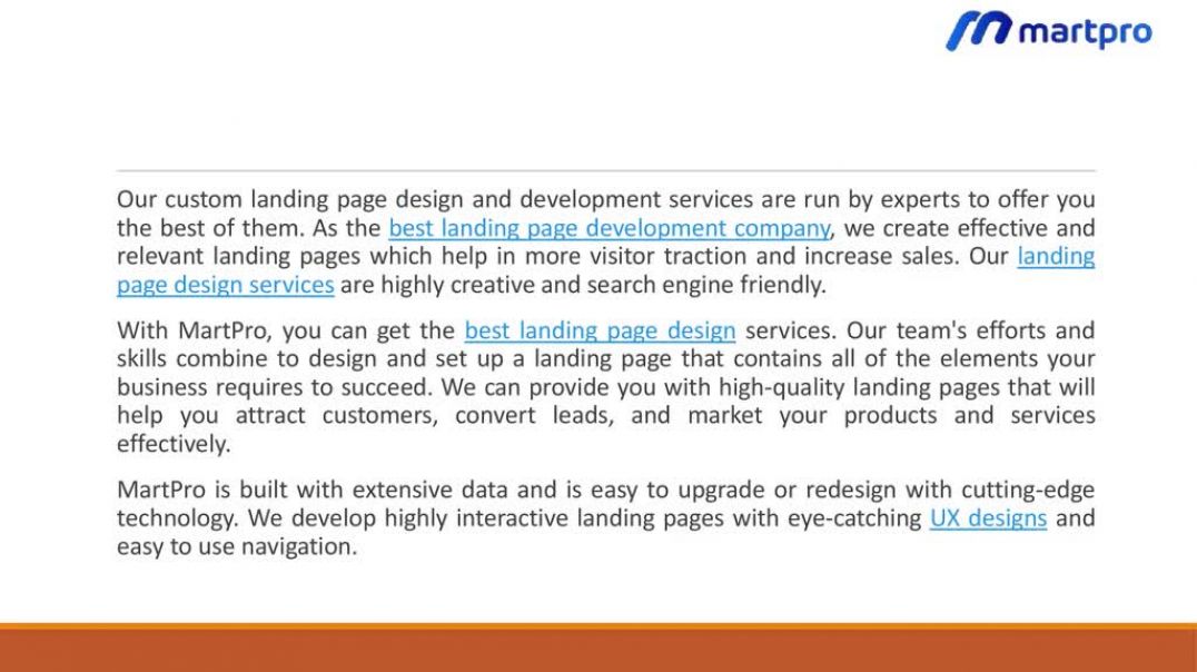 Landing Page Design Services