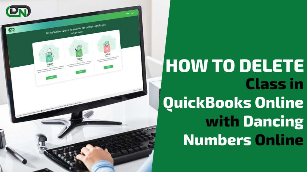 How to Delete Class in QuickBooks Online with Dancing Numbers (Online)?