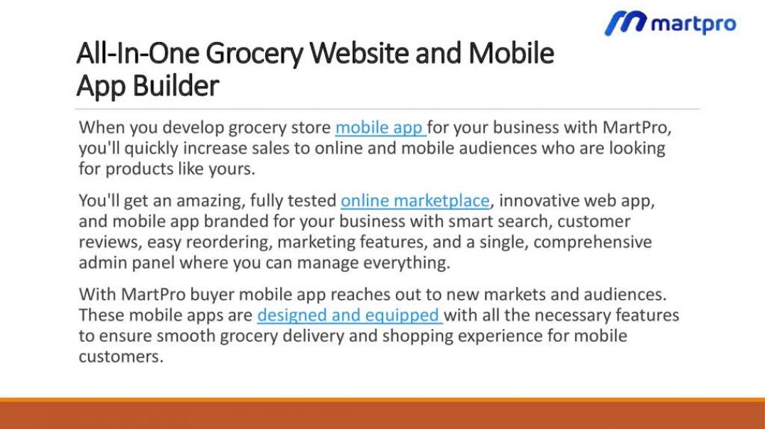 Online Grocery Software