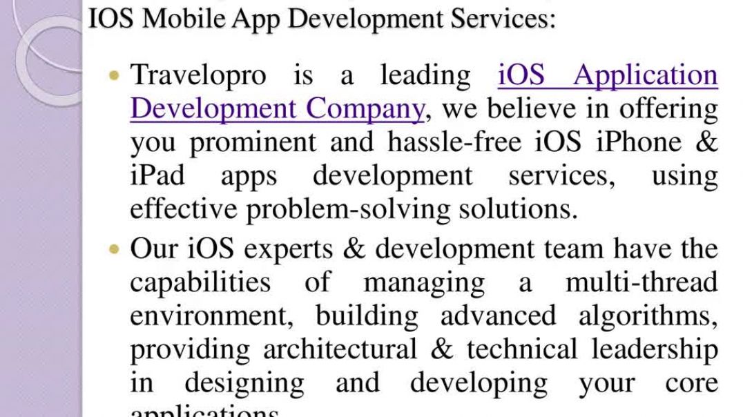 IOS Application Development