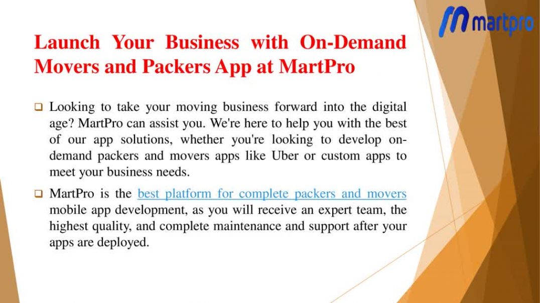 Packers Movers App Development Services