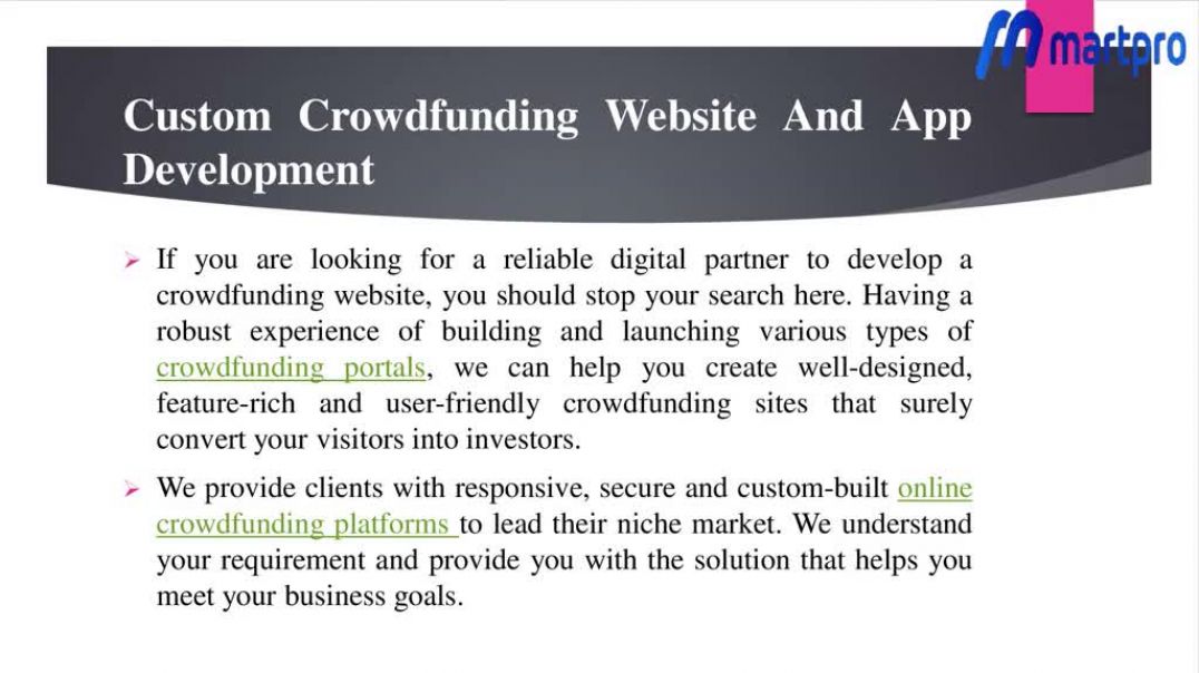 ⁣Online Crowdfunding Platform