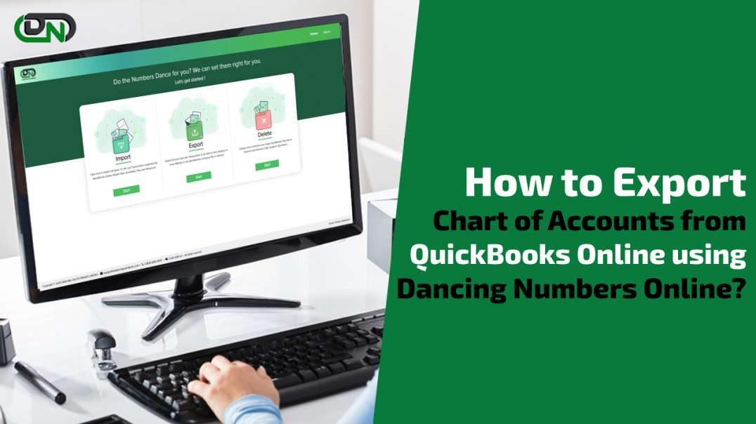 ⁣How to Export Chart of Accounts from QuickBooks Online to Microsoft Excel using Dancing Numbers?