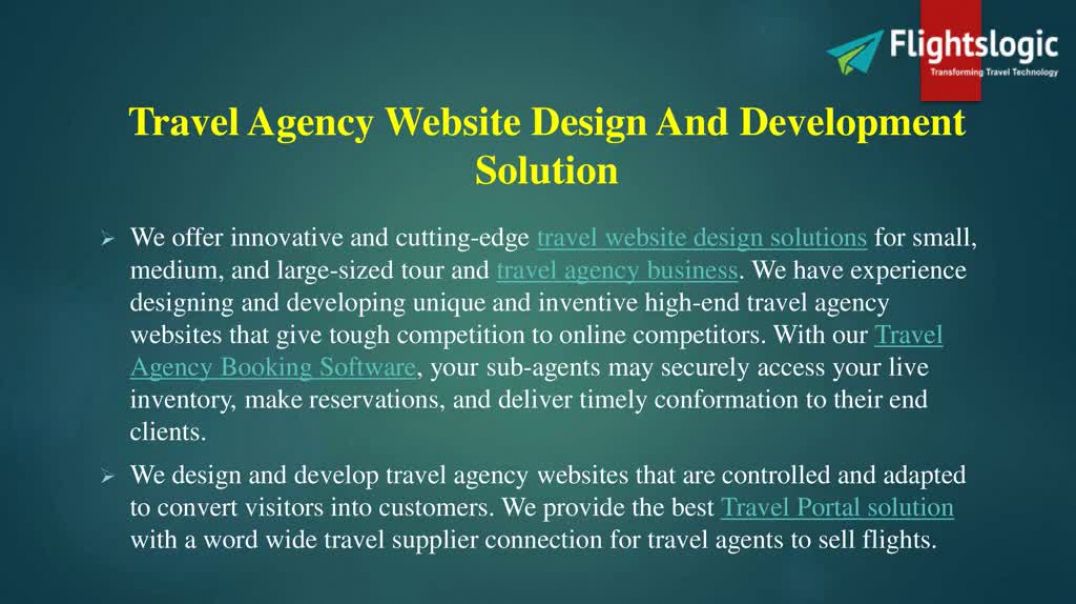 Travel Agency Websites