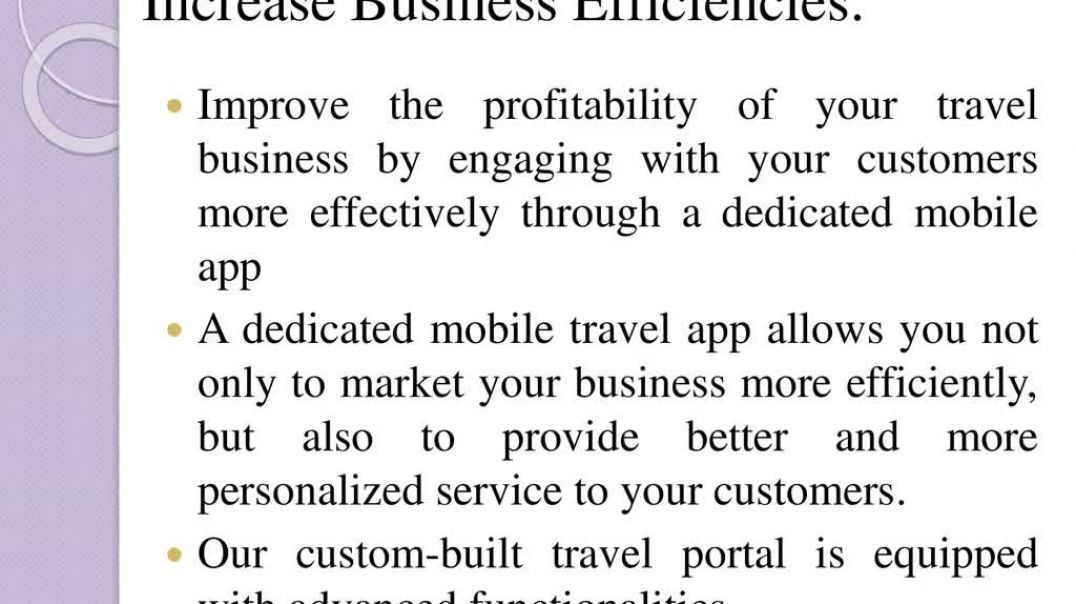 ⁣Mobile Travel App