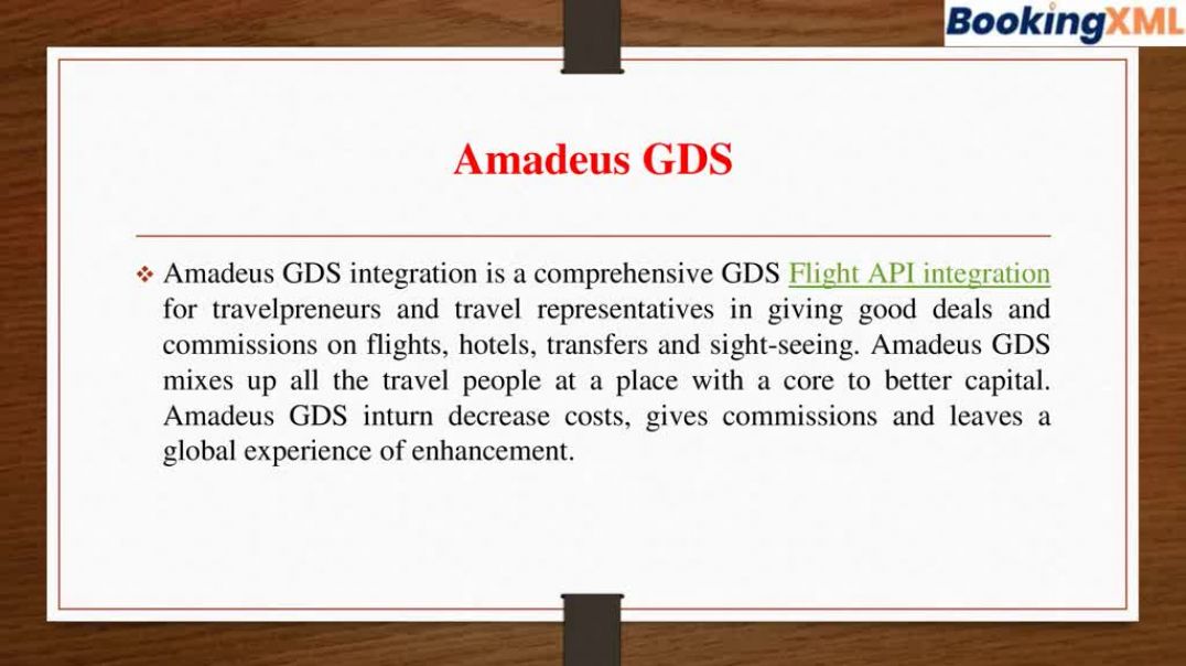 Amadeus GDS System