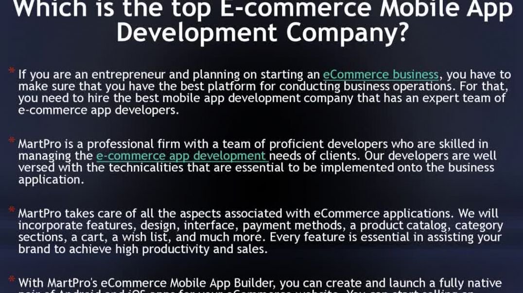 Ecommerce Marketplace Mobile Apps