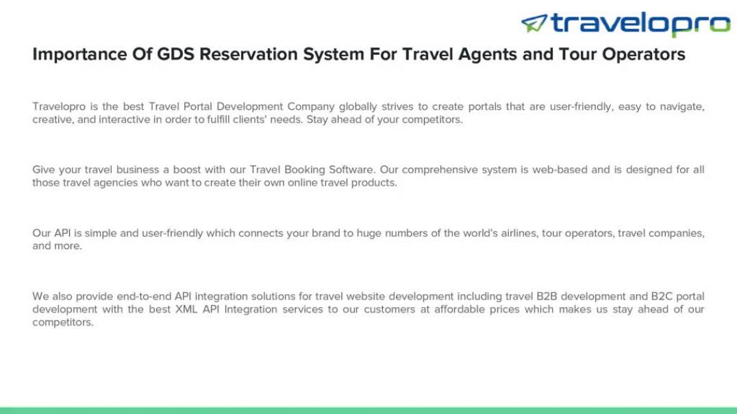 GDS Reservation System