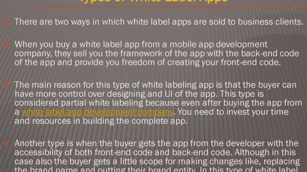 White Label App Development