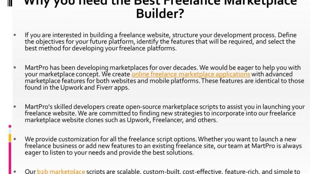 ⁣Best Freelance marketplace builder