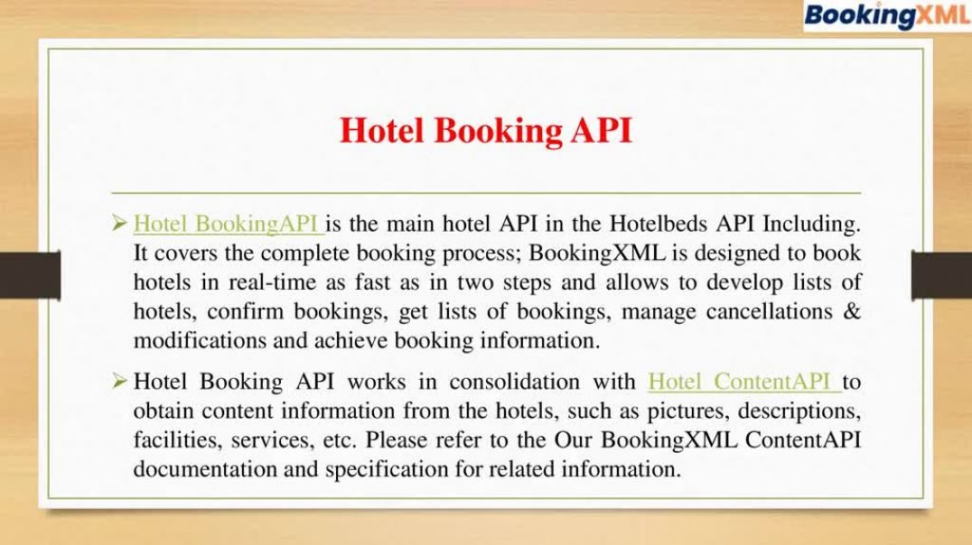 Hotel Booking API Integration