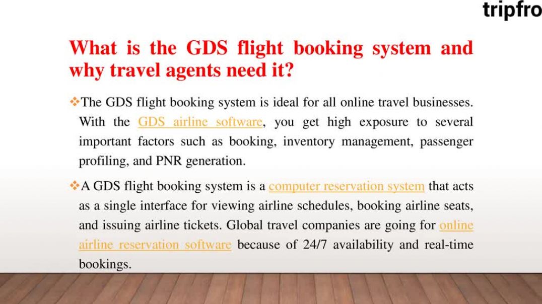⁣GDS Flight Booking System