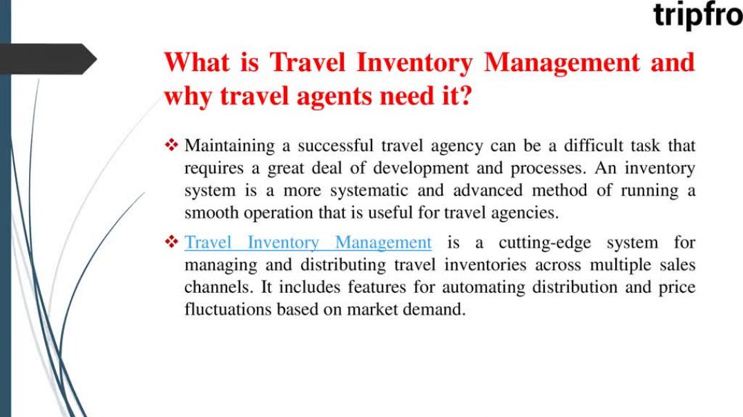 ⁣Travel Inventory Management