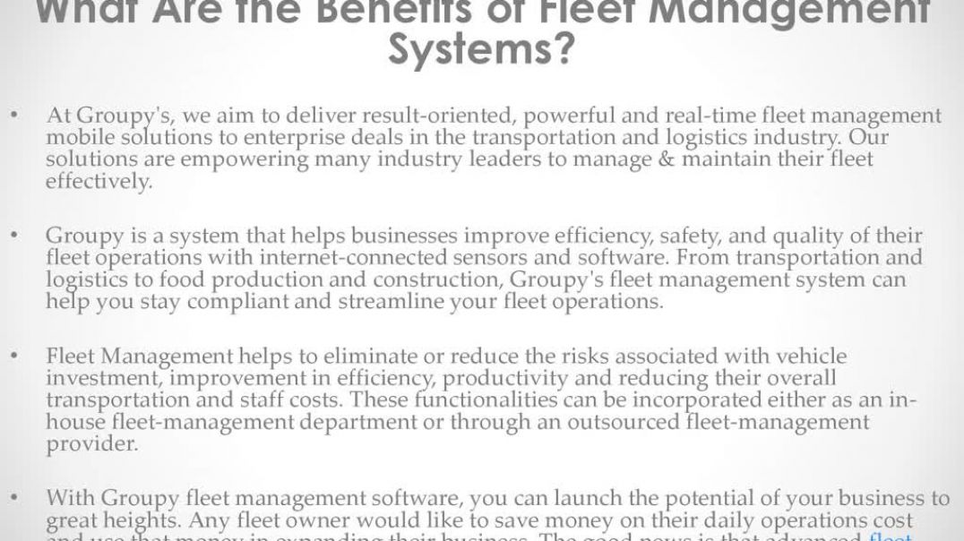 Fleet Management Software