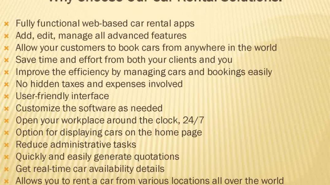 ⁣Car Rental Software