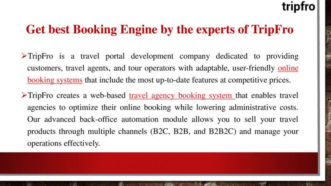 Booking Engine For Travel Agencies