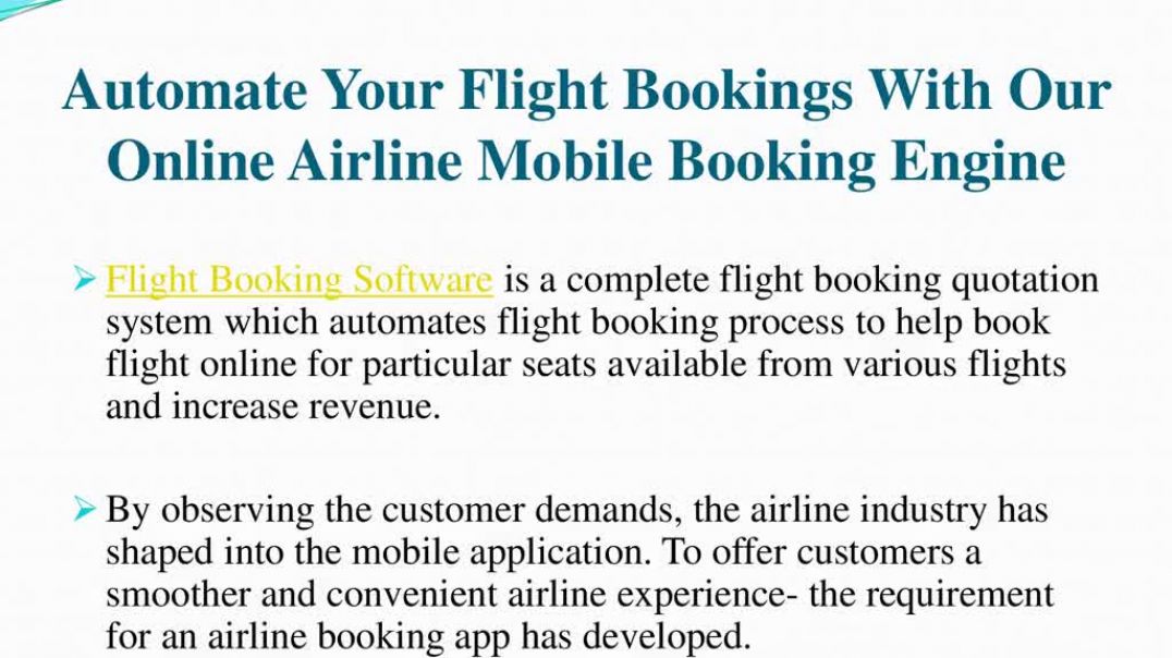 Airline Mobile Booking Engine