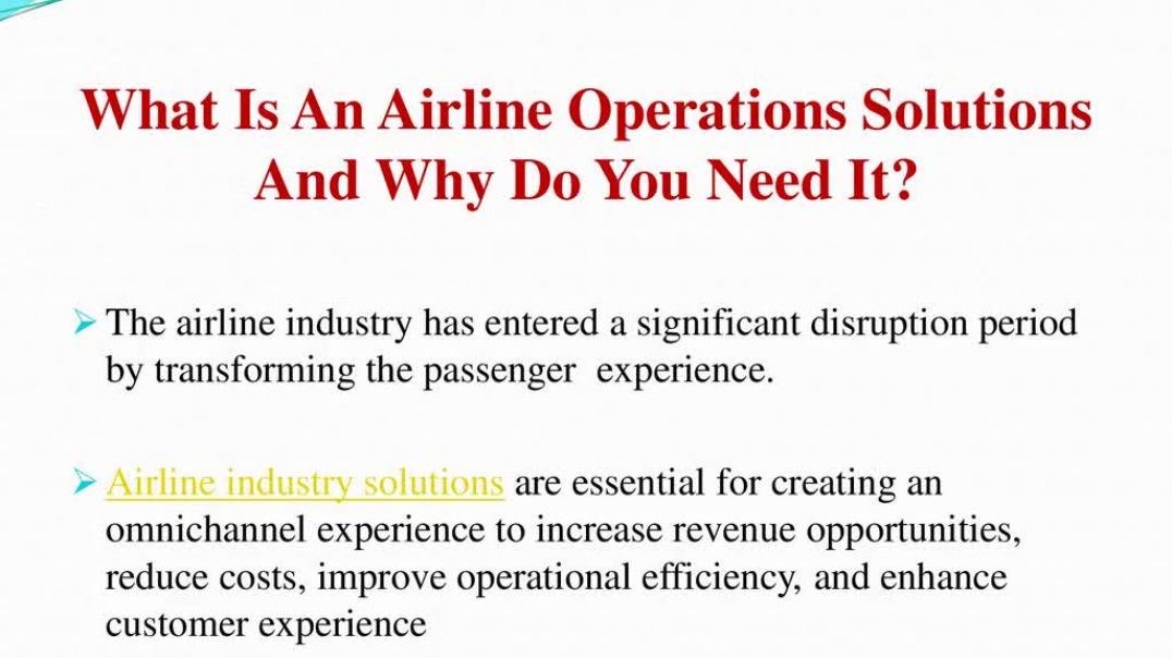 Airline Operations Solutions
