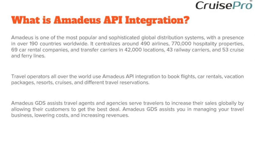 ⁣Amadeus API Integration