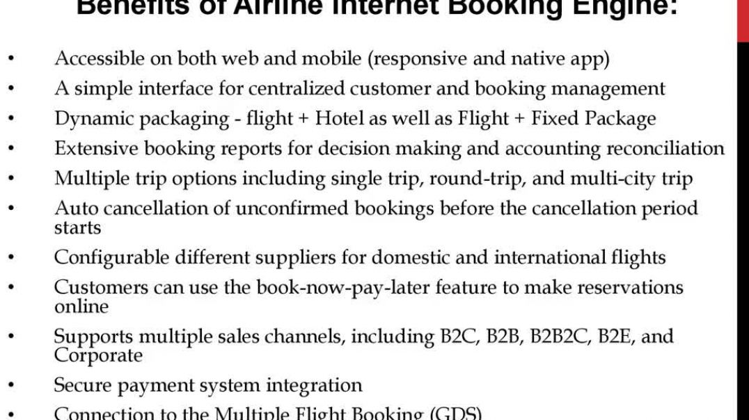 ⁣Airline Internet Booking Engine