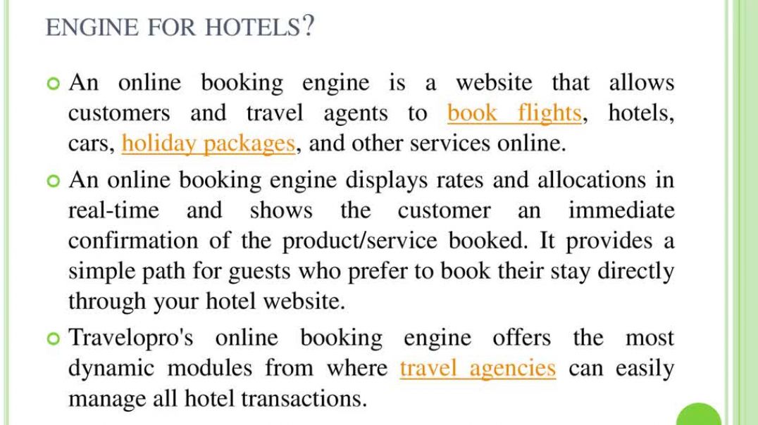 ⁣Online booking engine for hotels