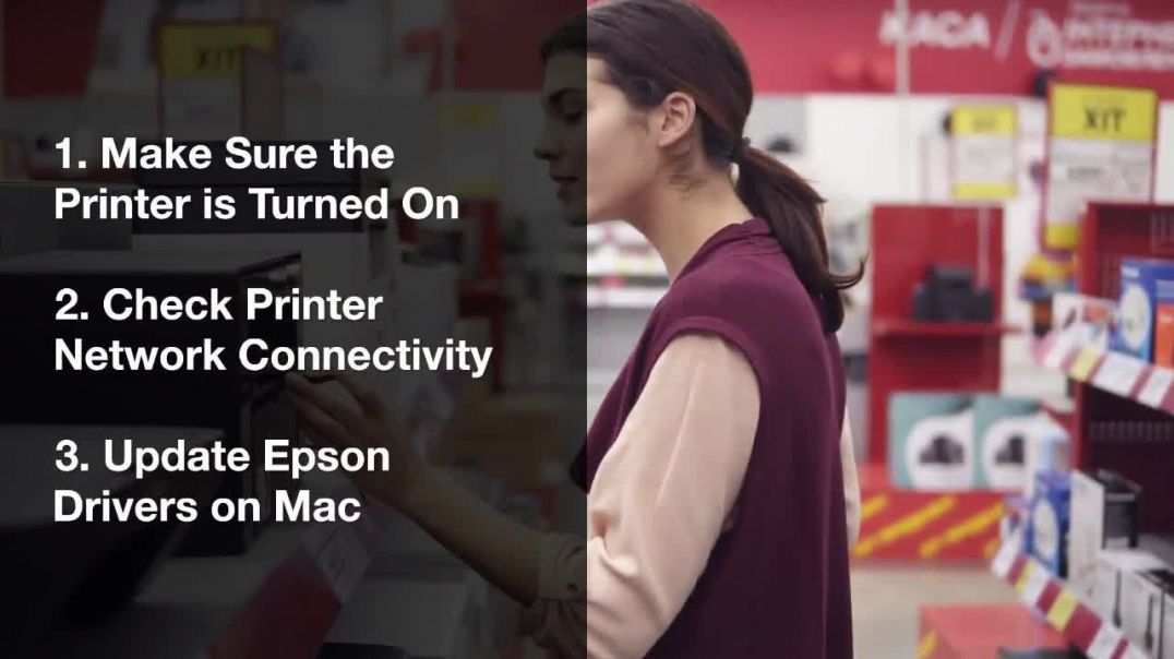 ⁣Fix Epson Printer Offline Mac Device Issue