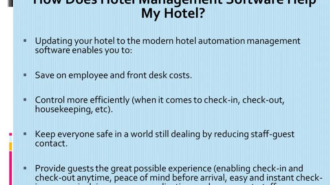 ⁣Hotel Management Software