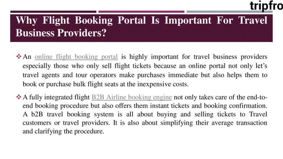 Best B2B Flight Booking Portal