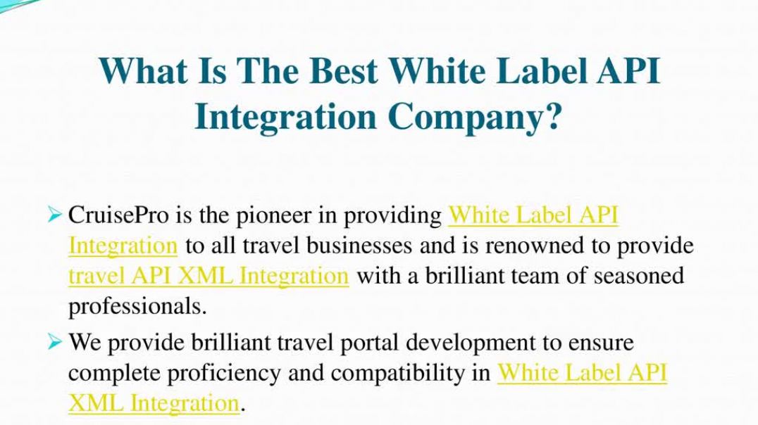 ⁣White Label API Integration Company
