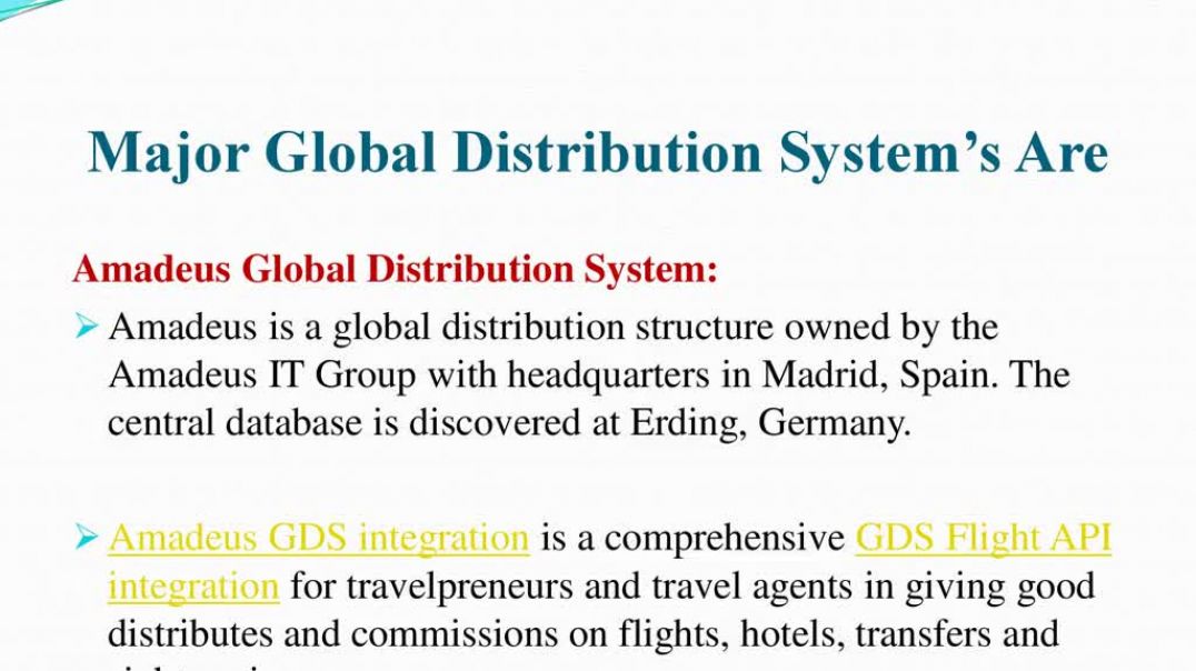 ⁣Global Distribution System
