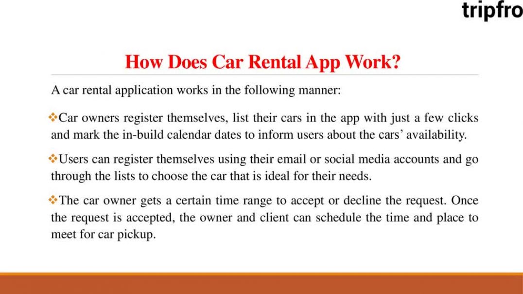 ⁣Car Rental App