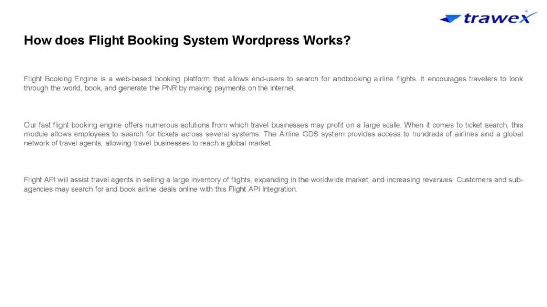 Airline Booking System WordPress