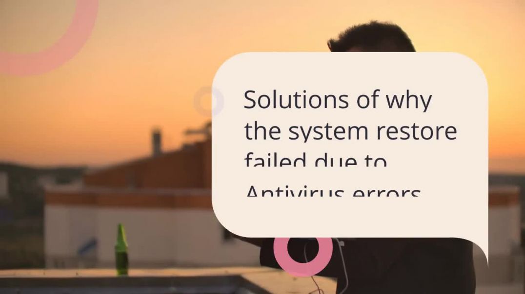 ⁣Fix issue why system restore failed due to antivirus error | buy antivirus protection software for w