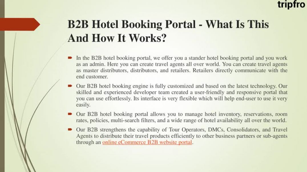 ⁣B2B Hotel Booking