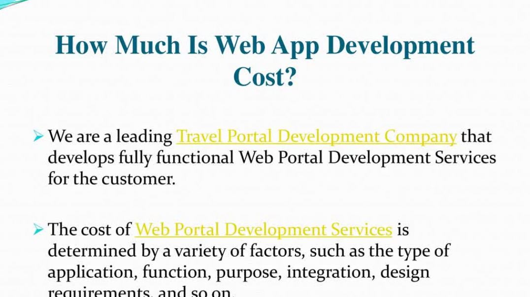 ⁣Web App Development Cost