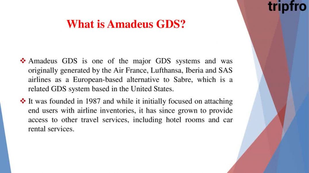 ⁣Amadeus GDS System (1)