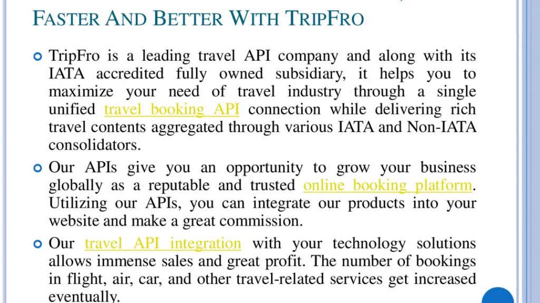 Travel API Providers
