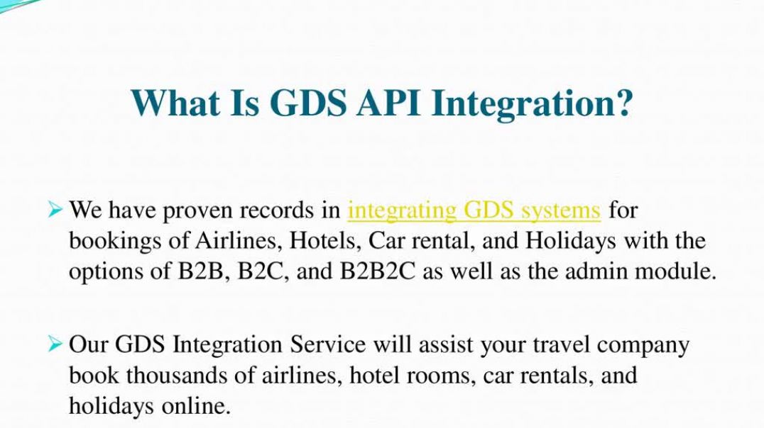 GDS API Integration