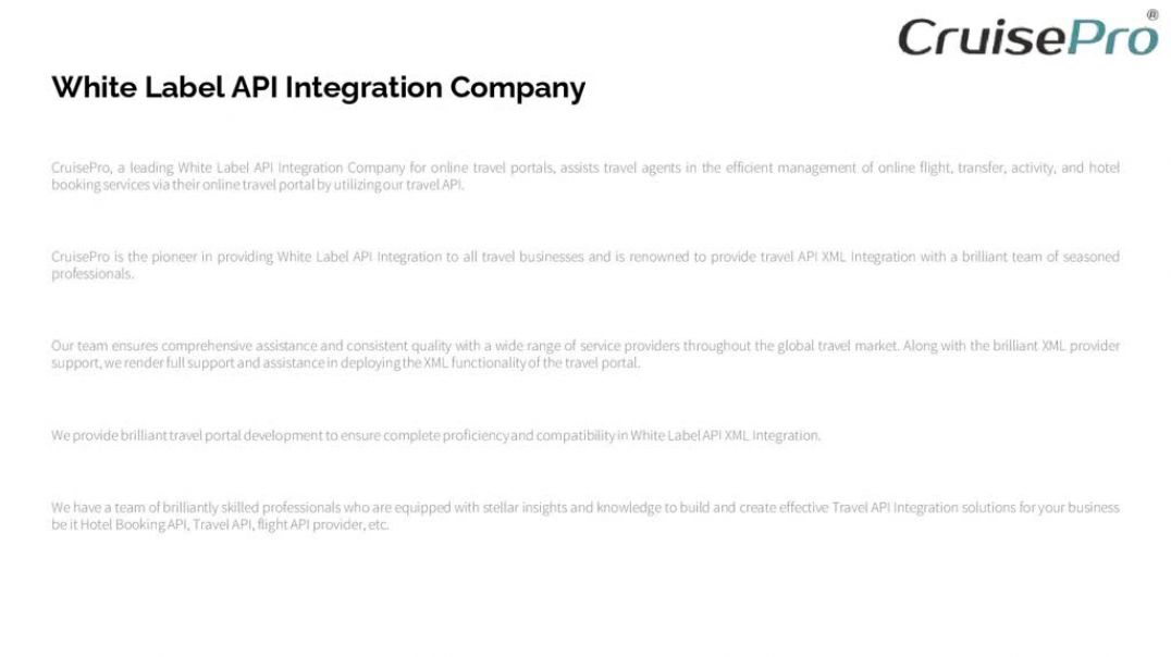 ⁣White Label API Integration Company