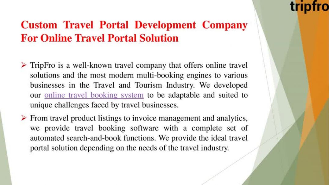 ⁣Travel Portal Solution