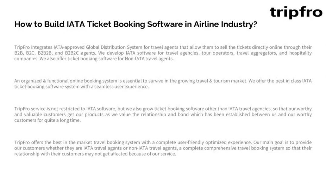 IATA Ticket Booking Software