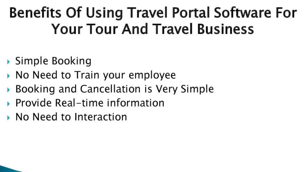 ⁣Travel Portal Software