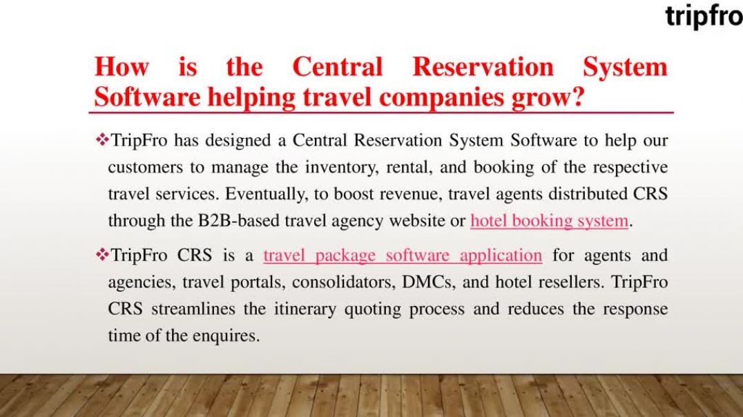 ⁣Central Reservation System Software