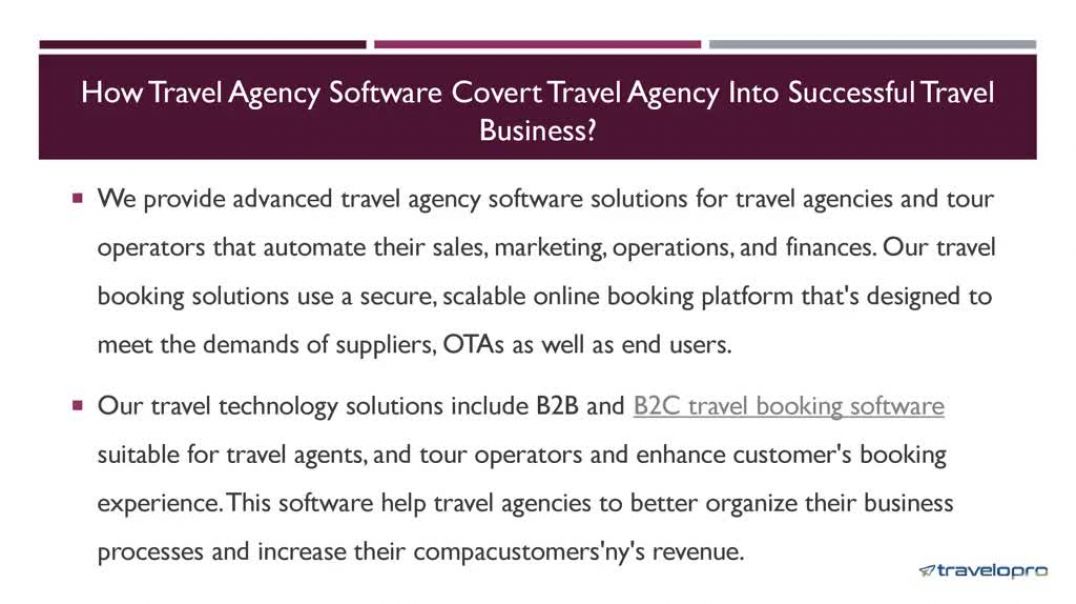 ⁣Solution for Travel Agency - Travelopro